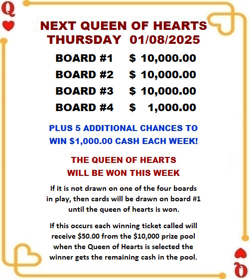 Queen of Hearts Draw Down